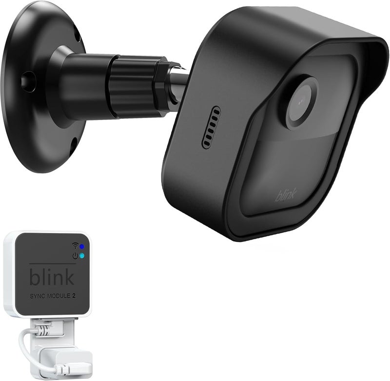 PEF Blink Outdoor 4 (4th Gen) Wall Mount, Weatherproof Protective Cover and 360 Degree Adjustable Mount with Blink Sync Module Mount for Blink Outdoor Indoor Security Camera (Black, 1 Pack) - Image 1